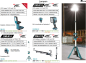 Preview: Übersicht Makita Licht und Lampen