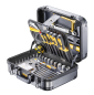 Preview: Fortec Werkzeugkoffer Carbon Mini 126-tlg.