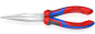 Preview: Knipex Flachrundzange mit Seitenschneide (140/160/200mm)
