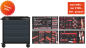 Preview: Kraftwerk Werkstattwagen BT900 PRO Line XL (7 Schubladen) – 272-teiliges Profi-Set
