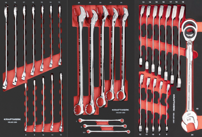 Preview: Kraftwerk Werkstattwagen PT800 PRO Line (7 Schubladen) – 283-teiliges Premium-Set