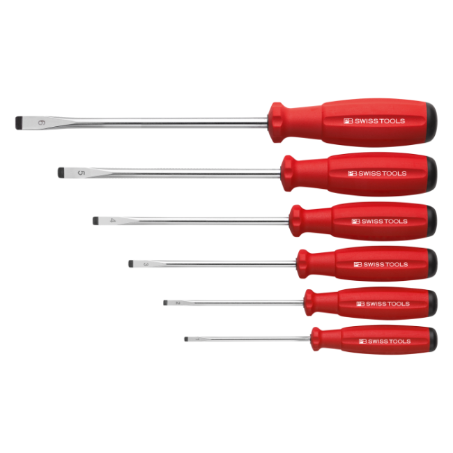 PB Swiss Grip Schlitz Schraubendreher Satz 1 - 6