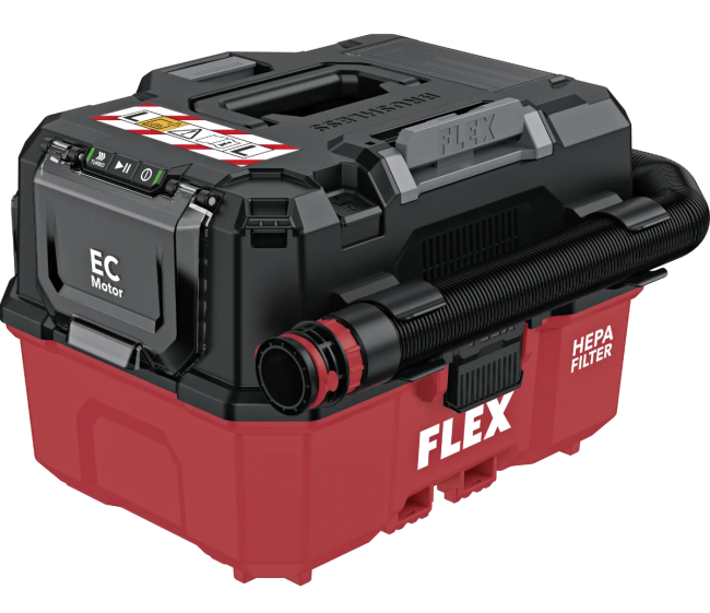 Kompakter Flex 18V Akku Sauger 9 Liter