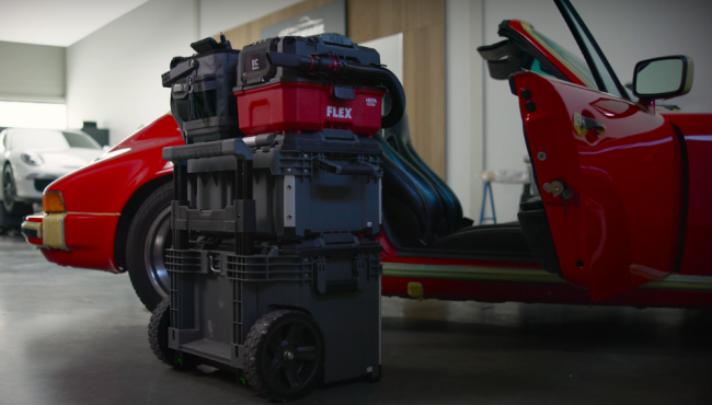 Kompakter Flex 18V Akku Sauger 9 Liter