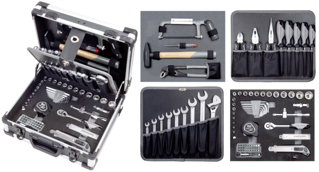 Preview: Kraftwerk Werkzeugkoffer klein 102-tlg.