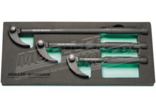 Gelenkkopf-Hebeleisen-Satz 3-tlg