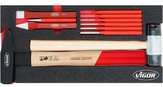 Werkstattwagen bestückt 376-tlg. Vigor Equipment V1901-X/376