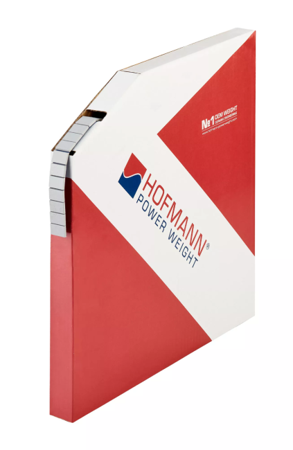 Preview: Klebegewicht Rolle Hofmann Typ 355 Silber