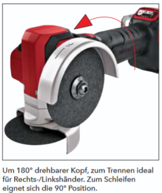 Preview: Flex 18V Akku Mini-Winkelschleifer LBE 76 (ohne Akku)