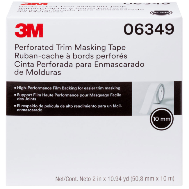 Preview: 3M Perforiertes Lift n Stick Abdeckband (Stego-Band) – 50,8 mm x 10 m Rolle