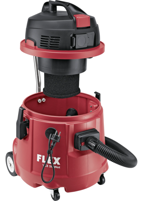 Preview: Flex Nasssauger / Pumpsauger VCE 50 WET mit integrierter Wasserpumpe (50 Liter)
