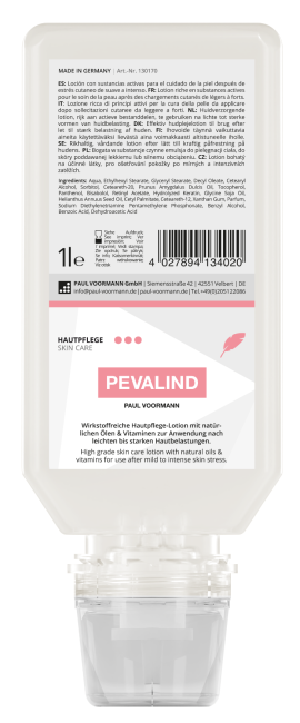 Hautpflege-Lotion Pevalind (1 Liter Softflasche)