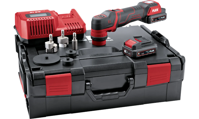 FLEX PXE 80 12-EC/2.5 SET Akku-Polierer – 12V Smart-System