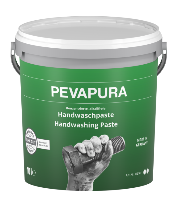 PEVAPURA Handwaschpaste mit Naturholz-Reibemittel (10 Liter Eimer)