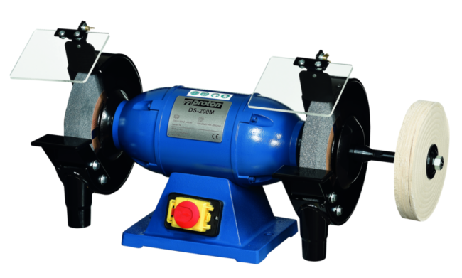 Proton DS-200M Doppelschleifmaschine mit Wellenverlängerung