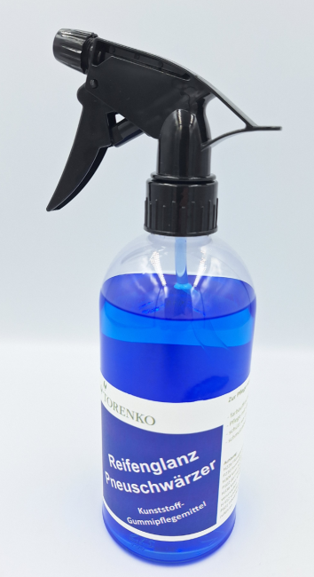 Torenko Reifenglanz / Pneuschwärzer Gummipflege 500 ml