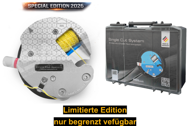 Single Cut Scheibenaustrennsystem 5.0 Komplett Set Limited Edition 2025 Grau