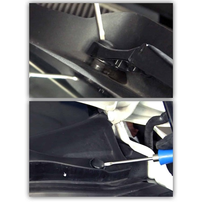 Lösehebel für Regen- Lichtsensoren