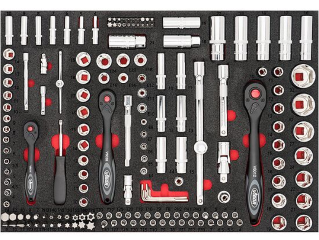 Preview: Werkstattwagen bestückt 376-tlg. Vigor Equipment V1901-X/376