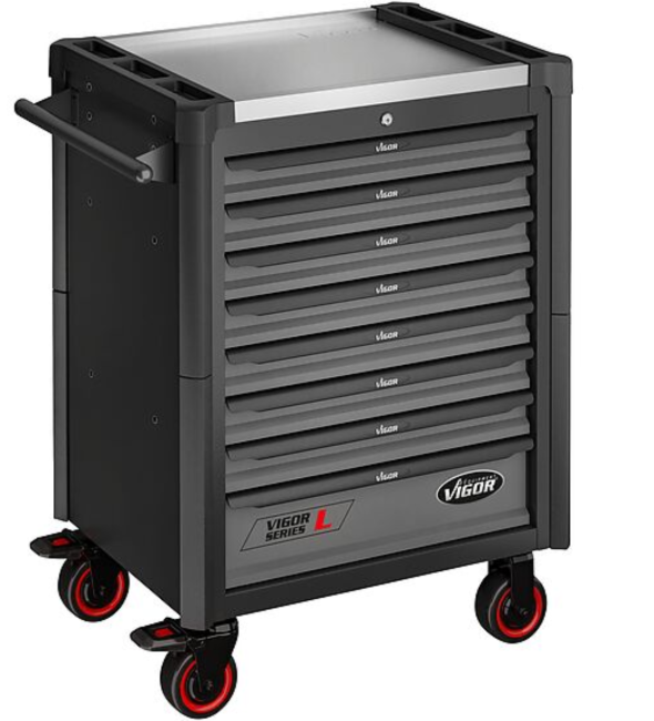 Preview: Werkstattwagen bestückt 376-tlg. Vigor Equipment V1901-X/376