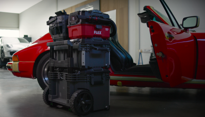 Kompakter Flex 18V Akku Sauger 9 Liter