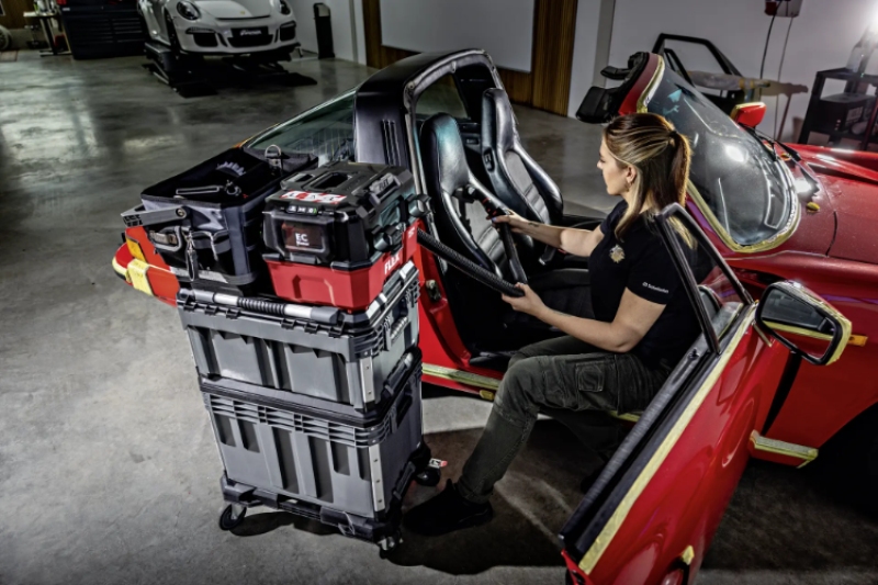 Kompakter Flex 18V Akku Sauger 9 Liter