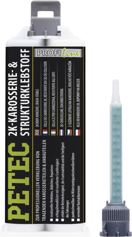 Petec 2k Karosserie- & Strukturklebstoff crashstabil 50ml