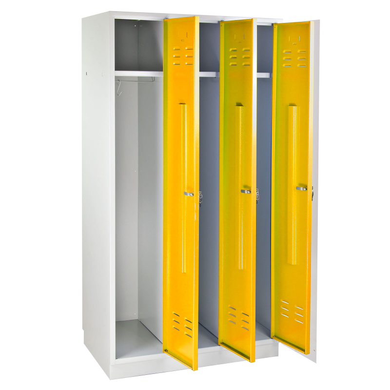Garderobenschrank 3-türig / 3er Spind