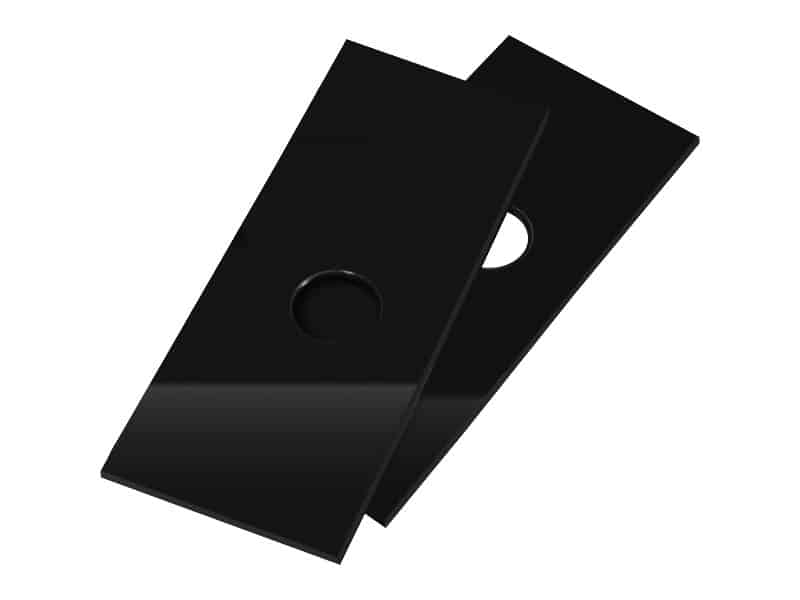 Armaturen-Schutz, 1 Paar, schwarz