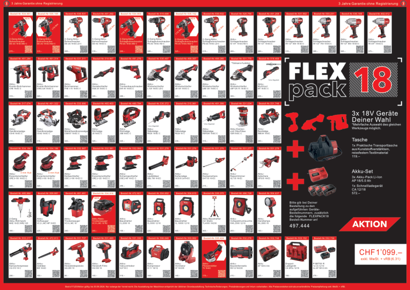 Aktion: Best of Flex - 3 Geräte nach Wahl