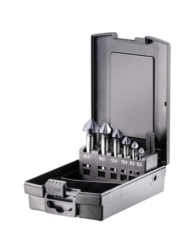 Kegel- und Entgratsenker- Satz TiAlN Beschichtung