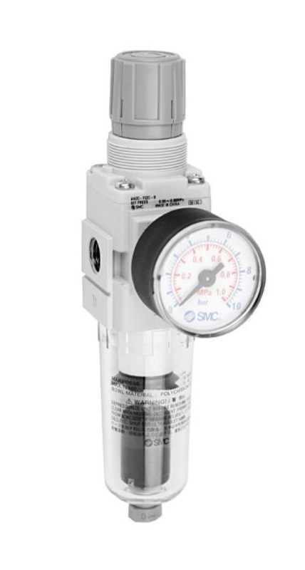 Filterregler SMC 1/4" mit autom. Ablass