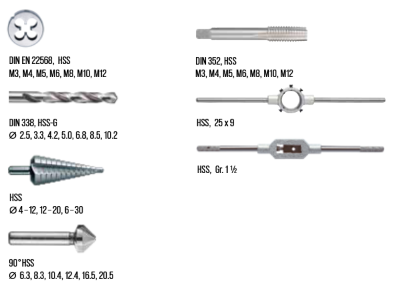 Gewindeschneidsatz Starter Paket M3 - M12
