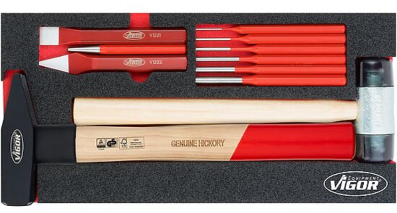 Werkstattwagen bestückt 376-tlg. Vigor Equipment V1901-X/376