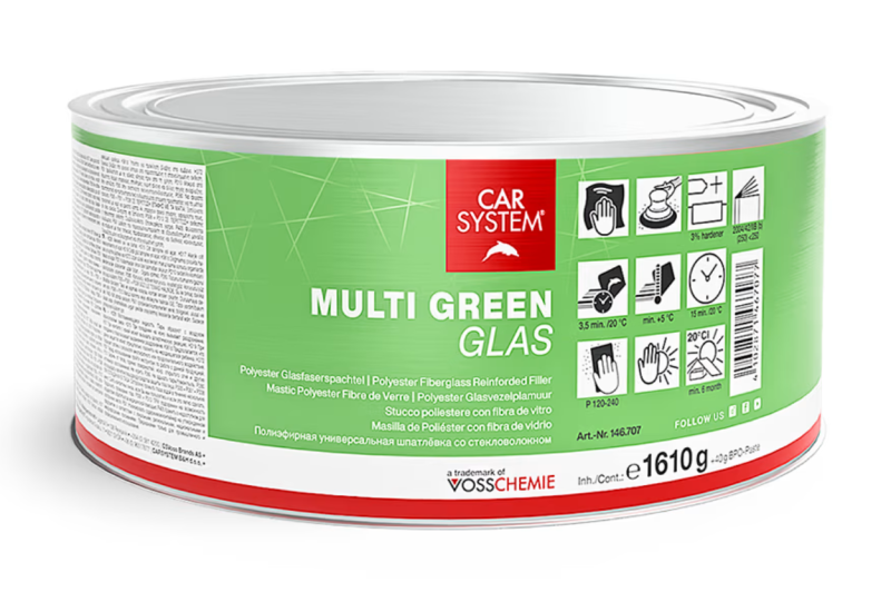 Multi Green Glasfaserspachtel 1.65kg