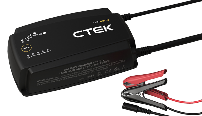 CTEK NXT 15 EU Professionelles Batterieladegerät und Stromversorgung 12V (Art. Nr. 40-419)