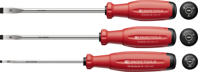 PB 38100 SwissGrip Evo Schlitz-Schraubenzieher (einzeln)