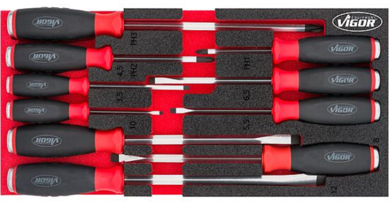 Werkstattwagen bestückt 376-tlg. Vigor Equipment V1901-X/376