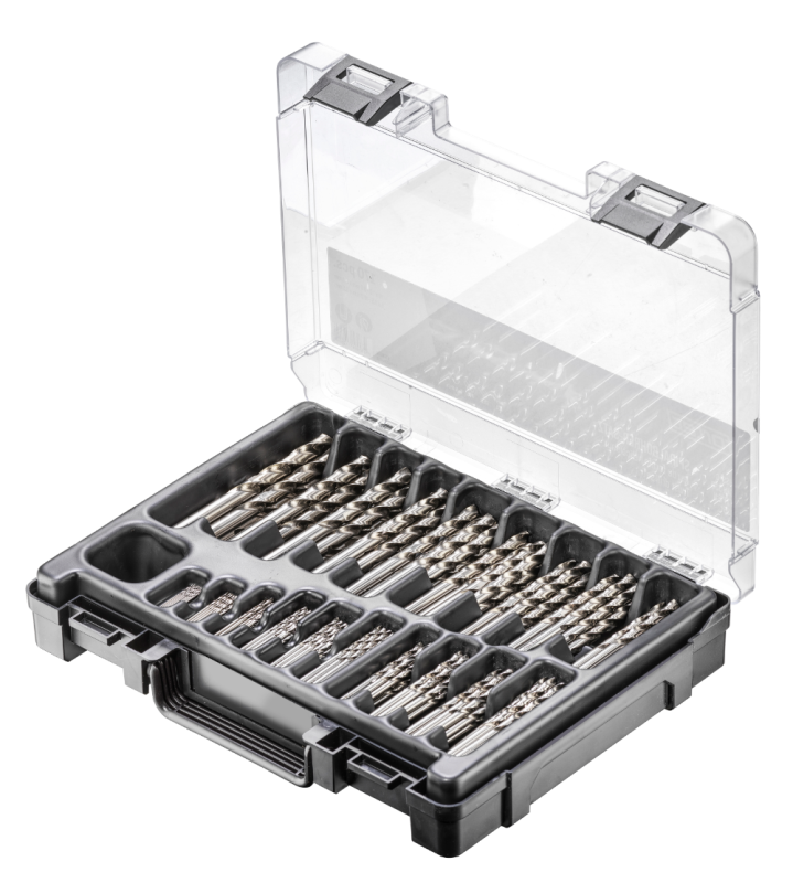 Spiralbohrer Magazin DIN 338 HSS-G 170-tlg.