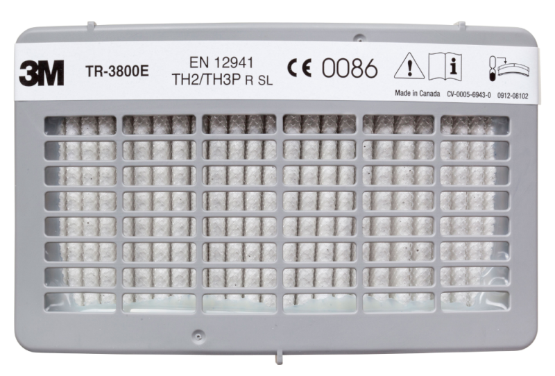 3M Versaflo TR-3802E Partikelfilter P3 mit Aktivkohleschicht (gegen Gerüche & organische Gase)