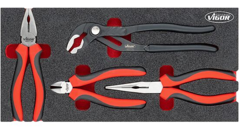 Werkstattwagen bestückt 376-tlg. Vigor Equipment V1901-X/376